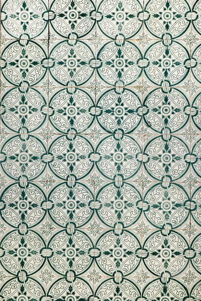 Modello di piastrelle azulejo in ceramica portoghese — Foto Stock