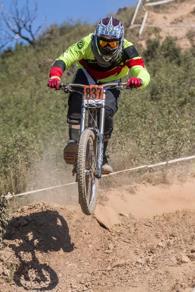 Downhill konkurrens — Stockfoto