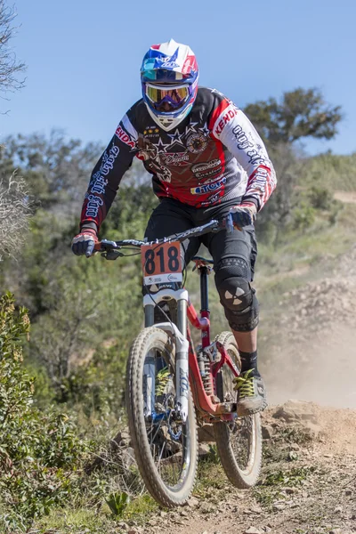 Downhill competition — Stock Photo, Image