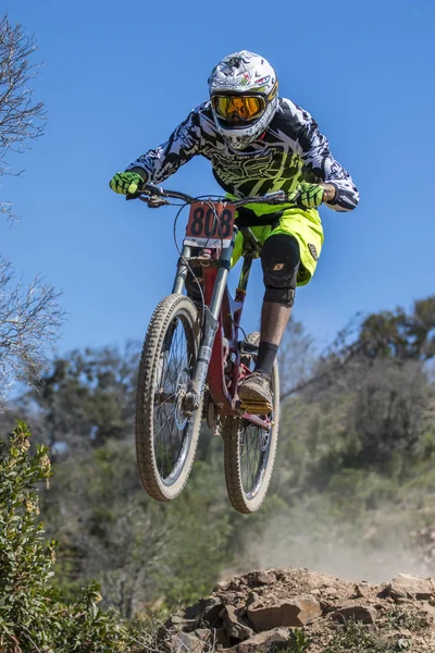 Downhill competition — Stock Photo, Image