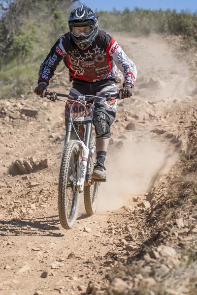 Downhill competition — Stock Photo, Image