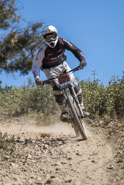 Downhill competition — Stock Photo, Image