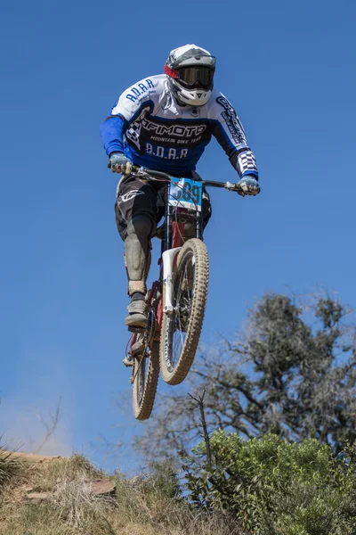 Downhill competition — Stock Photo, Image