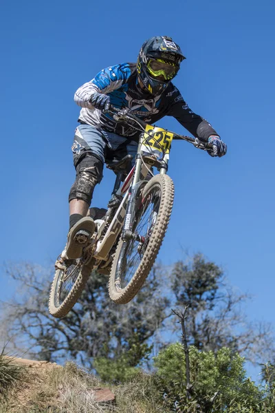 Downhill competition — Stock Photo, Image