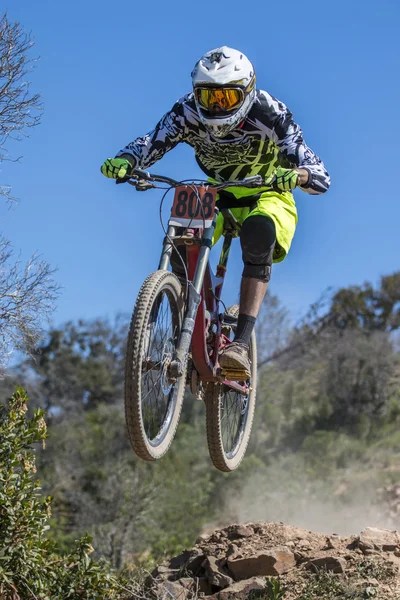 Downhill competition — Stock Photo, Image