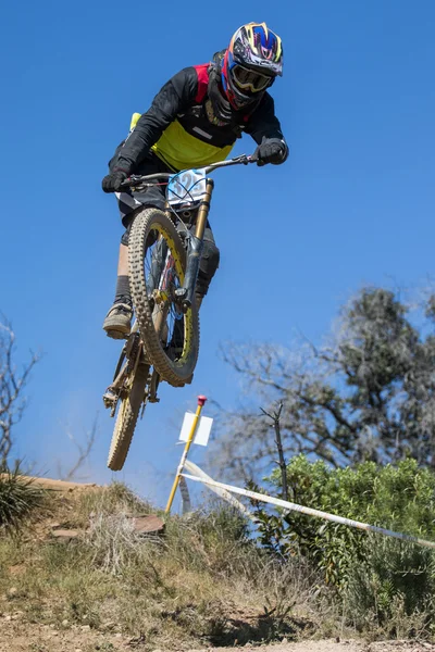 Downhill competition — Stock Photo, Image