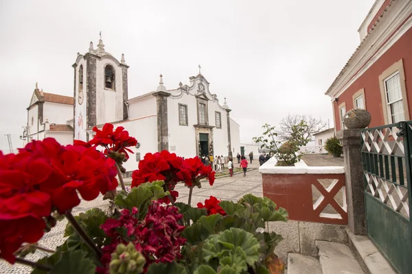 Procissão religiosa tradicional das tochas de flores — Fotografia de Stock