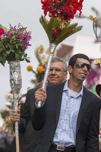 Traditionelle religiöse Prozession der Fackeln — Stockfoto