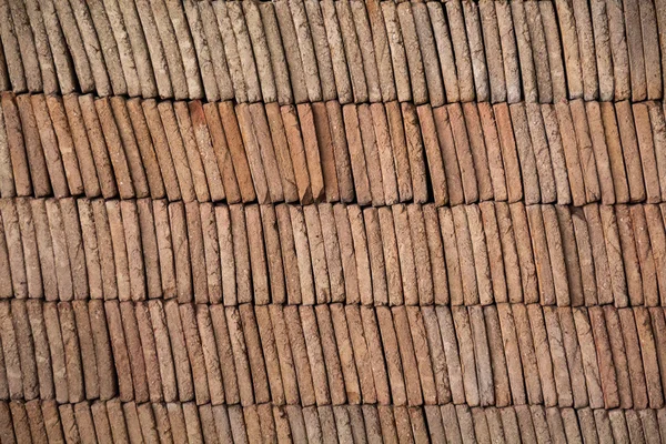 Pile of traditional mud bricks production — Stock Photo, Image