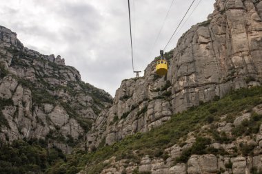 Montserrat güzel Dağları nerede ünlü benedictine abbey