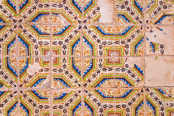 Hermosa obra de arte del azulejo portugués — Foto de Stock