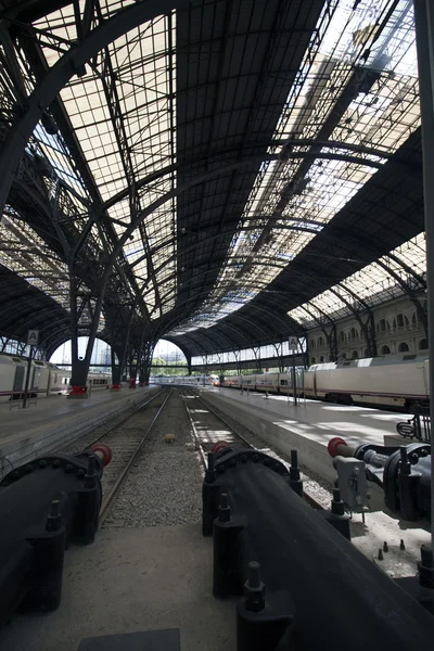 Grote Franse treinstation van Barcelona — Stockfoto