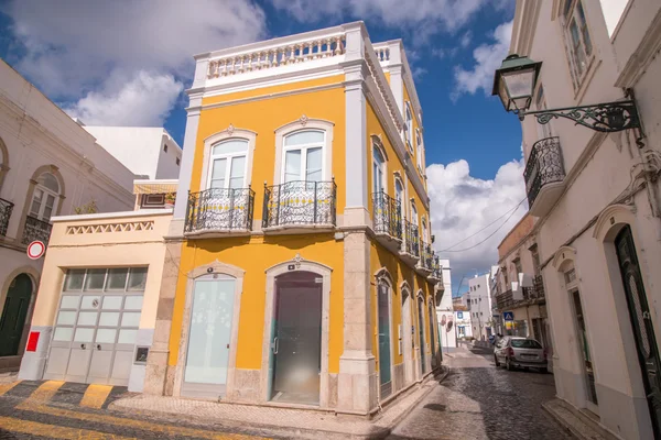 Typowym dla kubizmu miasta Olhão — Zdjęcie stockowe