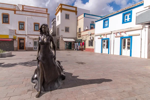 Typical architecture of the cubist city of Olhao — Stock Photo, Image