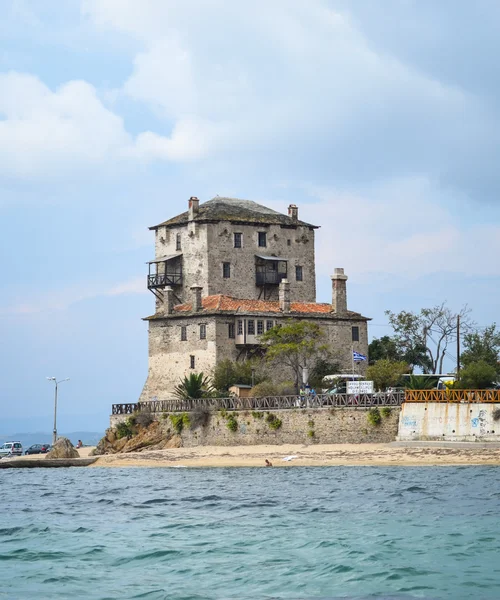 Torre de Ouranoupoli en Grecia — Foto de Stock