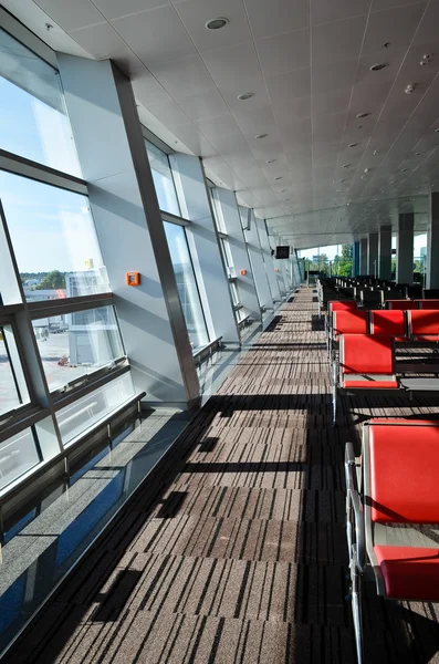 Seats in airport — Stock Photo, Image