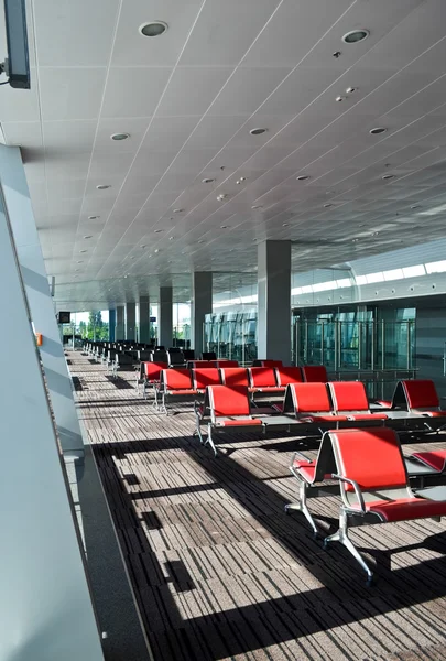 Seats in airport — Stock Photo, Image