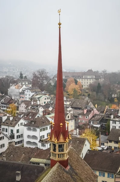 Dach katedry Grossmunster — Zdjęcie stockowe