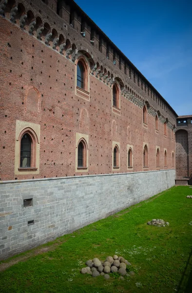 Sforza castle — Stock Photo, Image