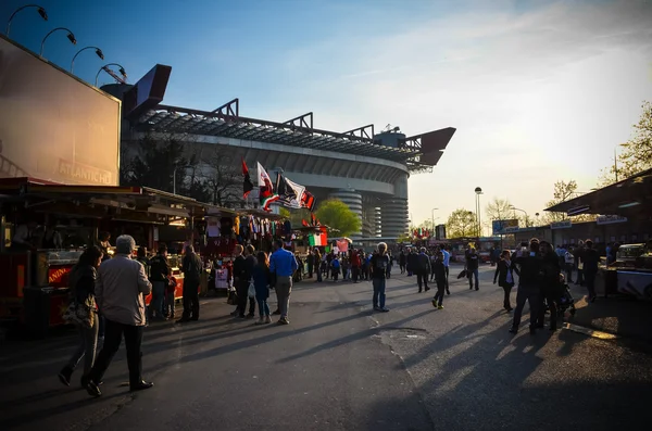 AC Milan Rakip Sampdoria — Stok fotoğraf