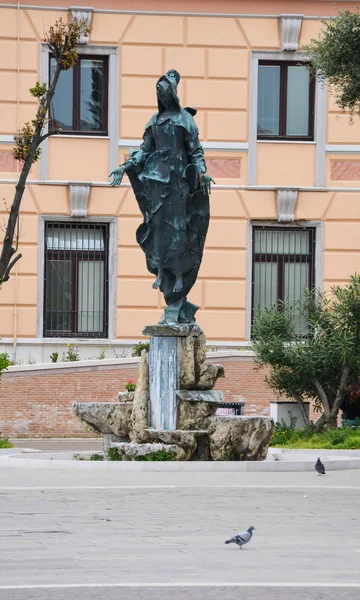 Venedik'te heykel — Stok fotoğraf