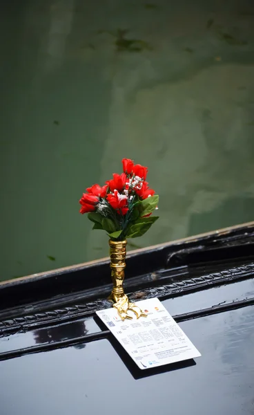 Gôndola veneziana — Fotografia de Stock