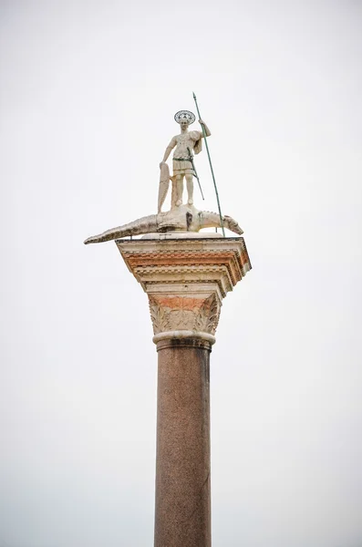 Column on the Square San Marco — Stock Photo, Image