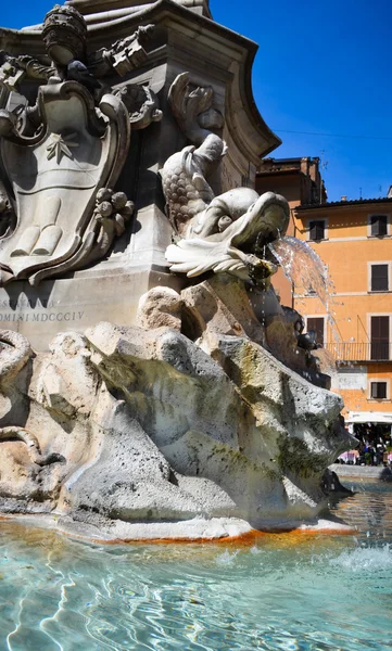 Navona fountain in Rome — Stock Photo, Image