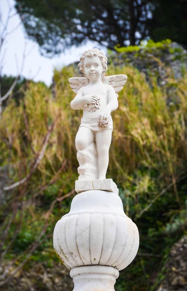 Angel statue in Portofino — Stock Photo, Image