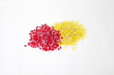 Kırmızı ve sarı LED kaotik