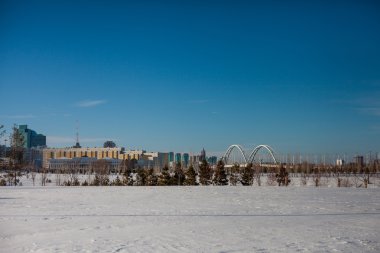 Kazakistan Astana başkenti Panoraması