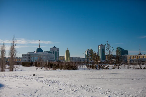カザフスタン アスタナの首都のパノラマ — ストック写真