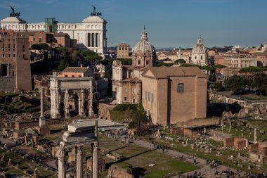 Antik Roma Forumu kalıntıları