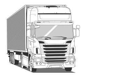 yarı römork kamyon