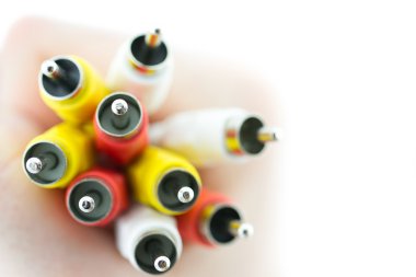 Renk Av kablo konektörleri