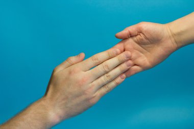 Kadın el dokunmadan adam el