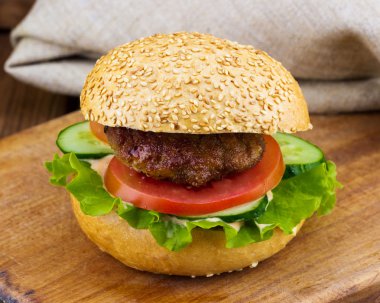 Taze lezzetli burger