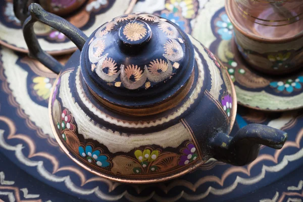 Traditional Turkish tea set Stock Photo by ©Rashevskiy 73172525