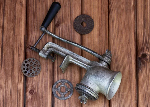 Vintage old mincer — Stock Photo, Image