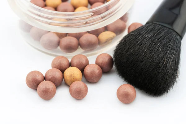 Close-up view of powder balls — Stock Photo, Image