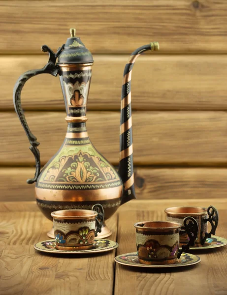 Traditional Turkish tea set — Stock Photo, Image