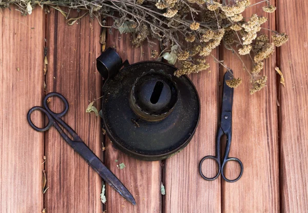 Vintage old scissors — Stock Photo, Image