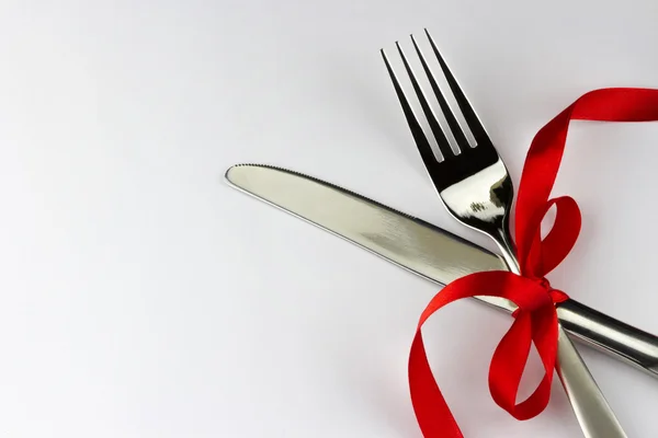 Close-up cutlery set Royalty Free Stock Images