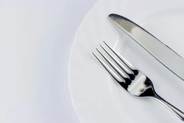 Close-up cutlery set Stock Image