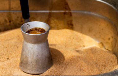 Turk ile hazırlanmış kahve