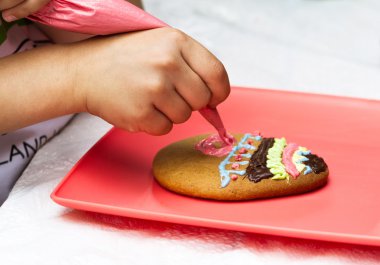 Çocuk dekorasyon kurabiye kurabiye