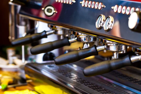 Professional coffee machine in bar — Stock Photo, Image