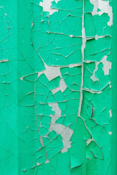 Kovový Povrch Textury Vločkovitou Zelenou Barvou Close Abstraktní Pozadí — Stock fotografie