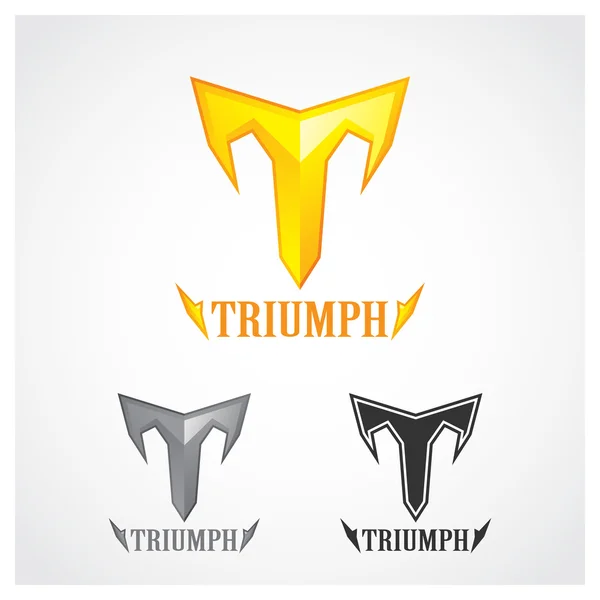 Triumph-Gold — Stockvektor