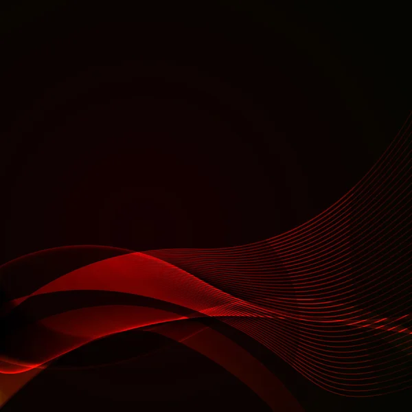 Onda de luminiscencia de fondo abstracto — Vector de stock